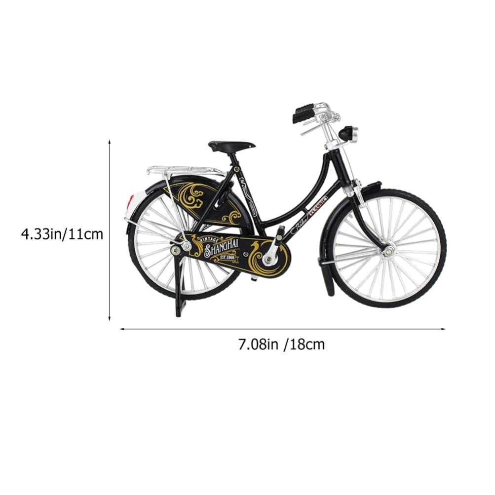 FOMIYES Alloy Mini Bicycle Model - Realistic Simulation Bike Toy for Kids, Finger Bike Ornament, Home & Office Decor - Perfect for Collectors, Gifts, and Desk Display