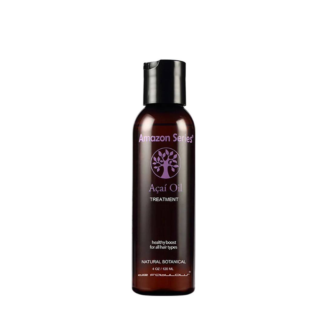 Organic Acai Oil Hair Treatment for Dry & Damaged Hair - Deep Conditioning, Frizz Control & Shine Boost - Perfect for Salon & Home Use
