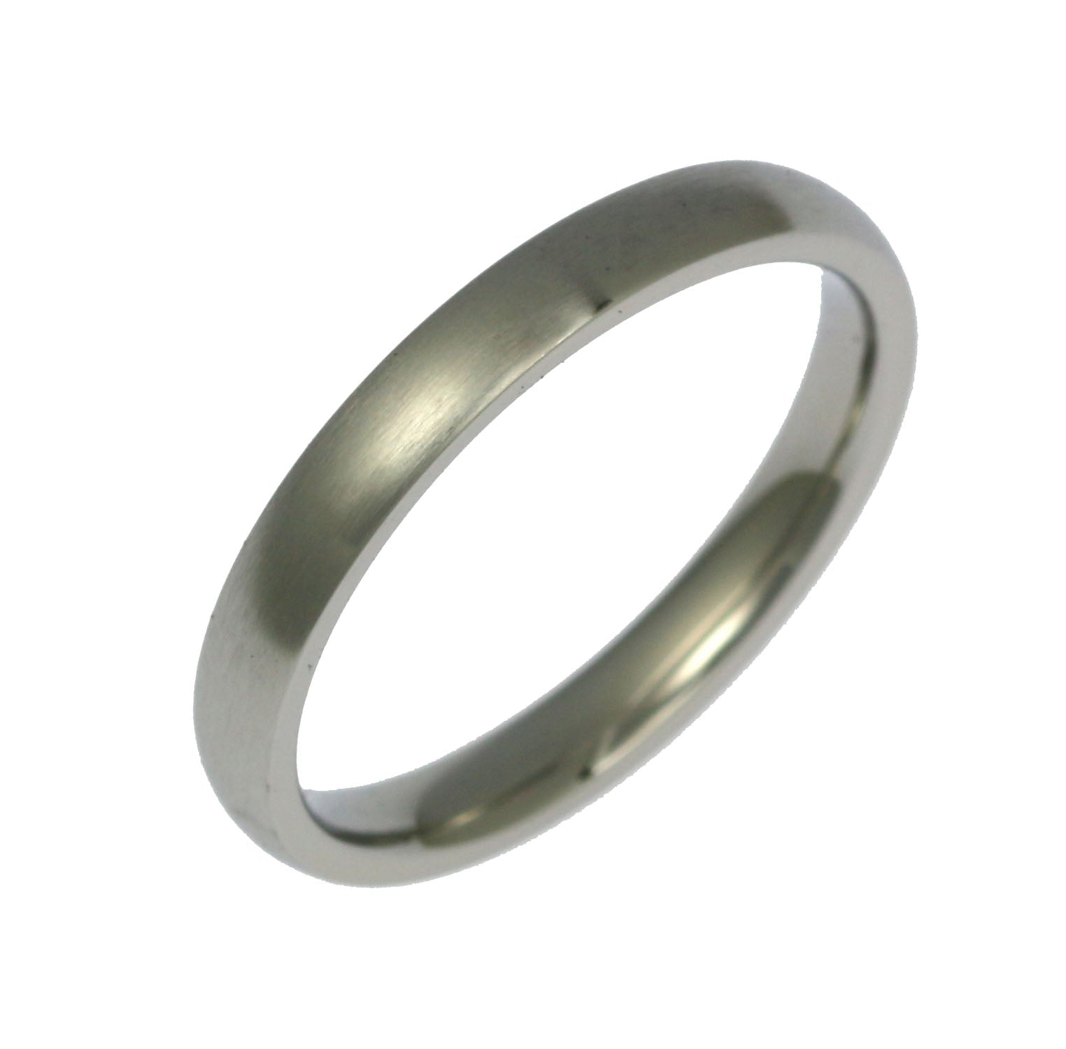 3mm Brushed Comfort Fit Stainless Steel Men's Wedding Band Ring - Durable & Hypoallergenic for Everyday Wear, Anniversary Gift, and Special Occasions