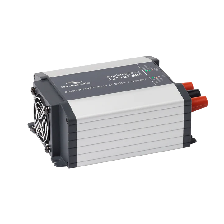 TBS 12V 50A DC Battery Charger - Fast Charging for Cars, Boats, RVs & Solar Power Systems