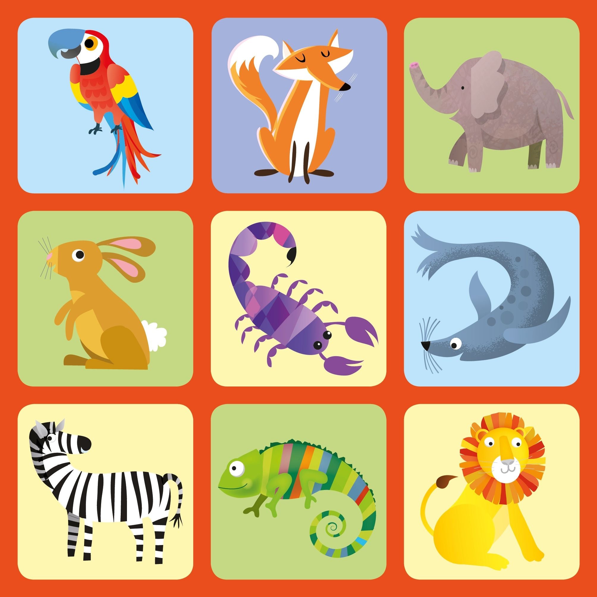Animal Matching Game & Book - Fun Educational Toy for Kids - Perfect for Preschool Learning, Memory Skills, and Family Game Night