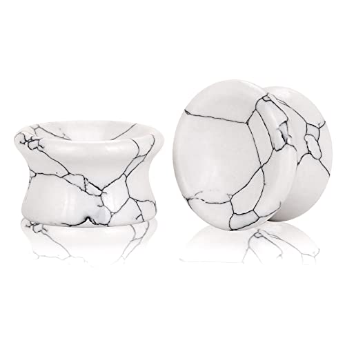 White turquoise-concave style