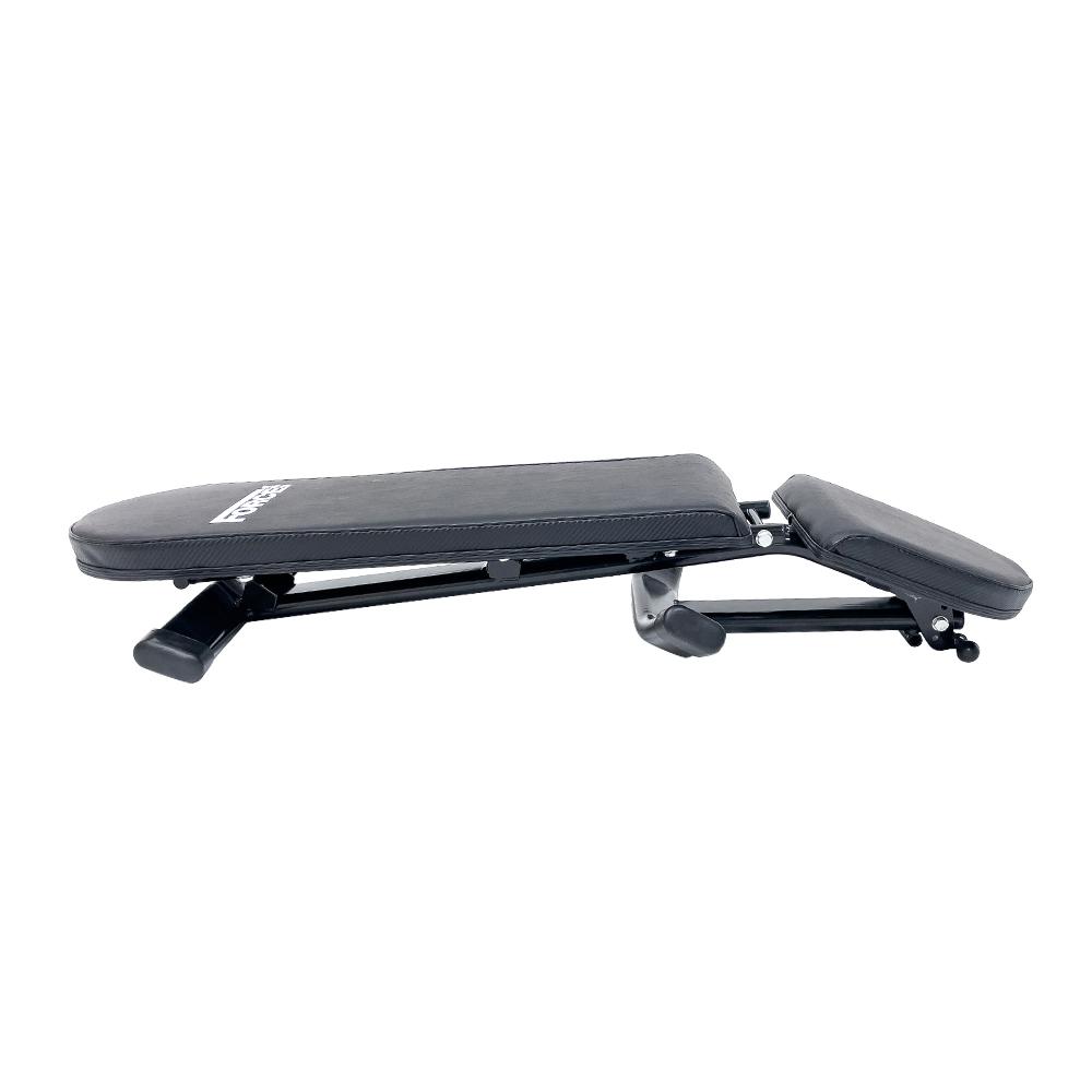 Force USA Folding FID Adjustable Weight Bench for Home Gym - Perfect for Strength Training, Dumbbell Workouts & Full-Body Exercises