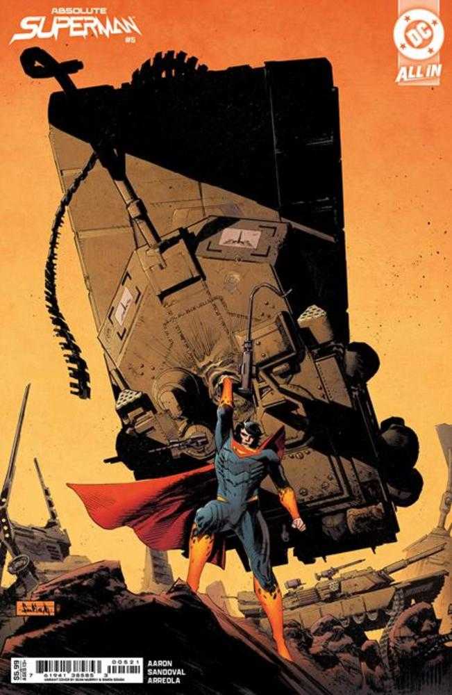 Absolute Superman #5 Cover B Sean Gordon Murphy Variant - Premium Card Stock Edition - Collectible Comic for Superhero Fans & Comic Book Enthusiasts - Perfect for Display, Gifts & Investment