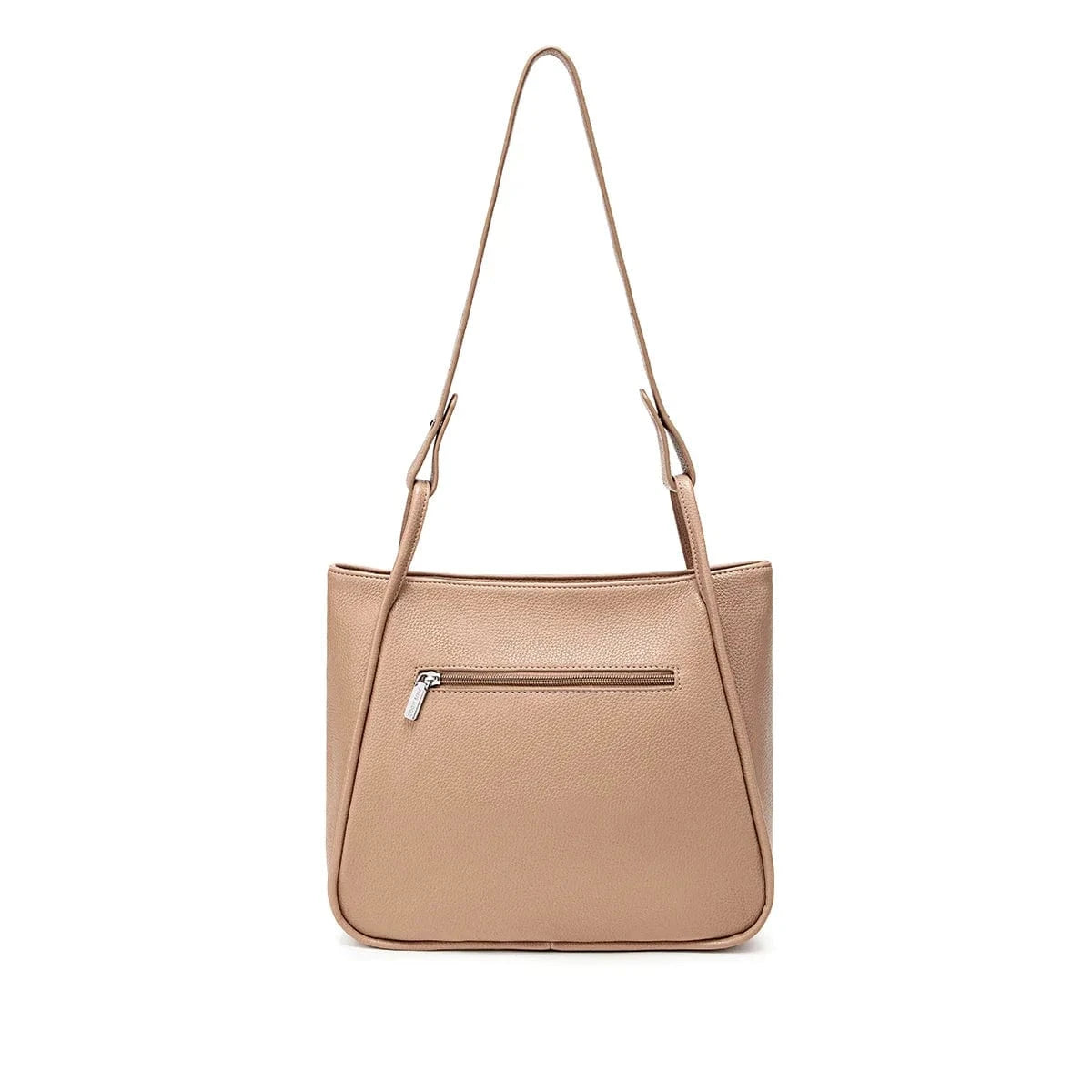 Cathy Vegan Leather Tote Bag for Women - Stylish Latte Pebbled Texture Handbag | Perfect for Work, Travel & Everyday Use