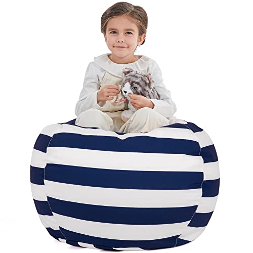 Blue and White Stripes