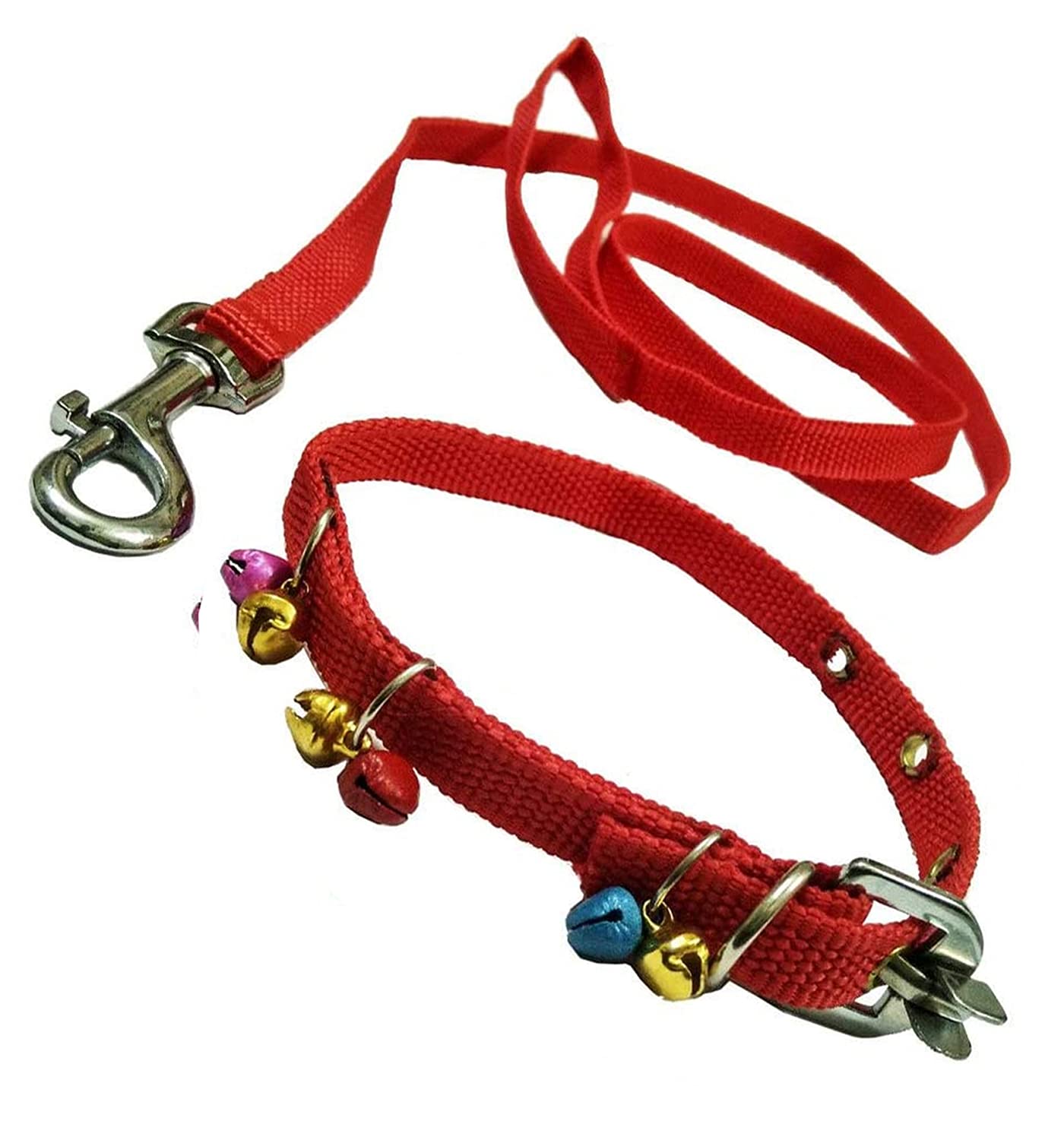 VRCT Nylon Puppy Dog Collar & Leash Set - Extra Small (XS) 43x125cm - Adjustable & Durable Pet Accessories for Small Dogs - Perfect for Walking, Training & Outdoor Adventures