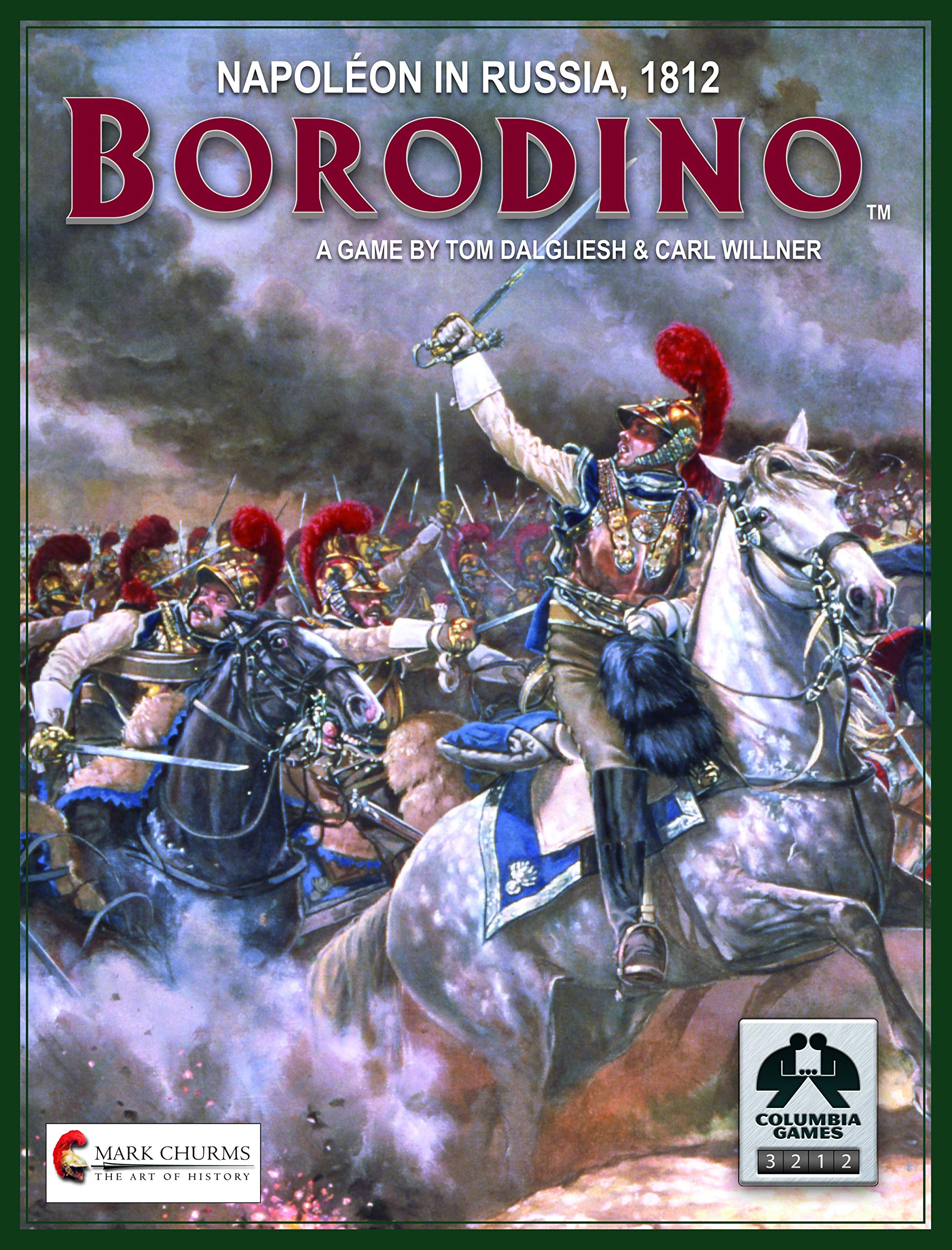 Columbia Games Borodino: Napoleon in Russia - Historical Strategy Board Game for Adults & Teens - Perfect for War Game Enthusiasts & History Buffs