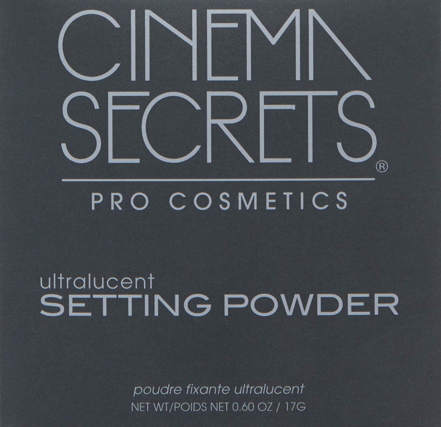 CINEMA SECRETS Pro Cosmetics Ultralucent Loose Setting Powder - Translucent & Colorless | Oil-Control & Long-Lasting Makeup Finish | Perfect for HD Photography & Everyday Wear