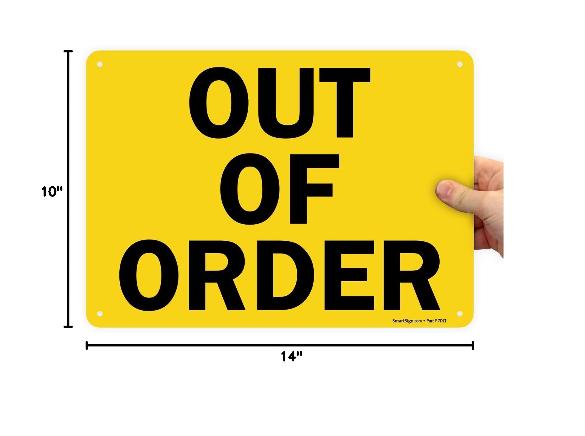 SmartSign 'Out of Order' Sign - 10