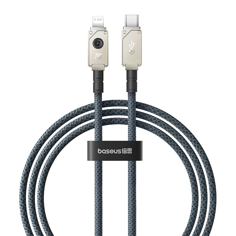 Baseus 20W Fast Charging Cable 1m USB-C to Lightning - High Speed Charger for iPhone, iPad - Perfect for Home, Office & Travel