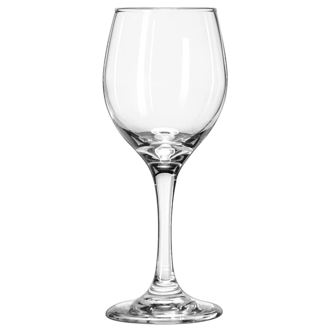 Libbey 3065 Perception 8 oz Wine Glasses - Set of 24 Crystal Clear Glassware for Red & White Wine | Perfect for Restaurants, Bars, Weddings & Dinner Parties