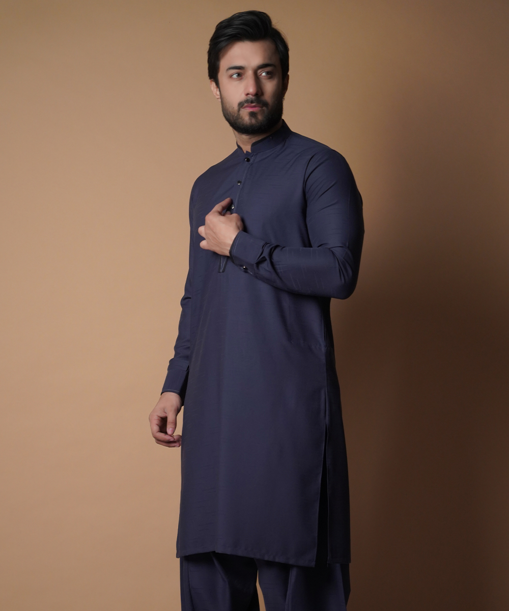 Elegant Deep Purple Shalwar Kameez for Women - Traditional Pakistani Outfit for Weddings, Parties & Festivals