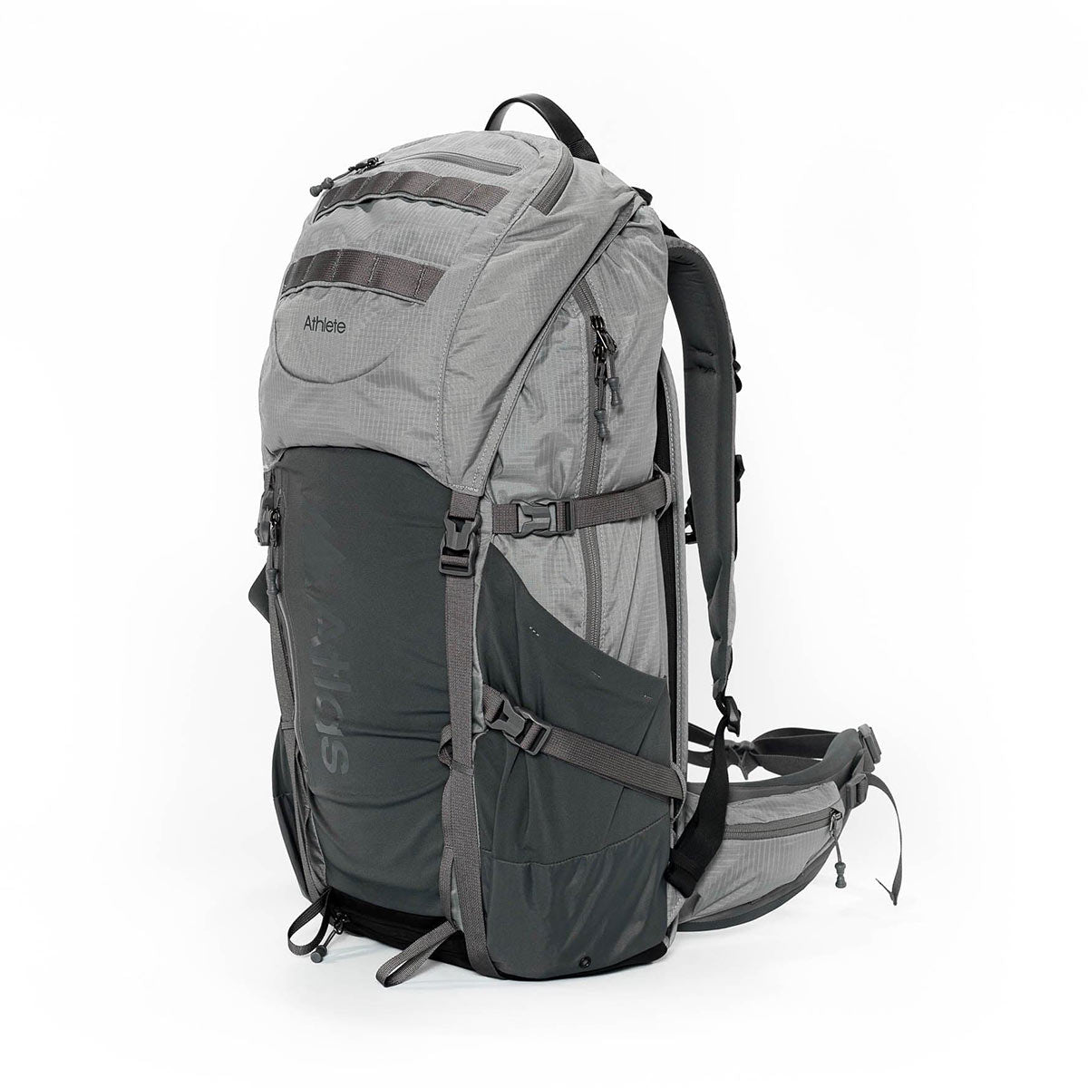 Atlas Athlete Medium Backpack - Waterproof Laptop Backpack for Men & Women, 30L Travel Backpack with USB Charging Port, Gray - Perfect for Gym, Work, School & Outdoor Adventures