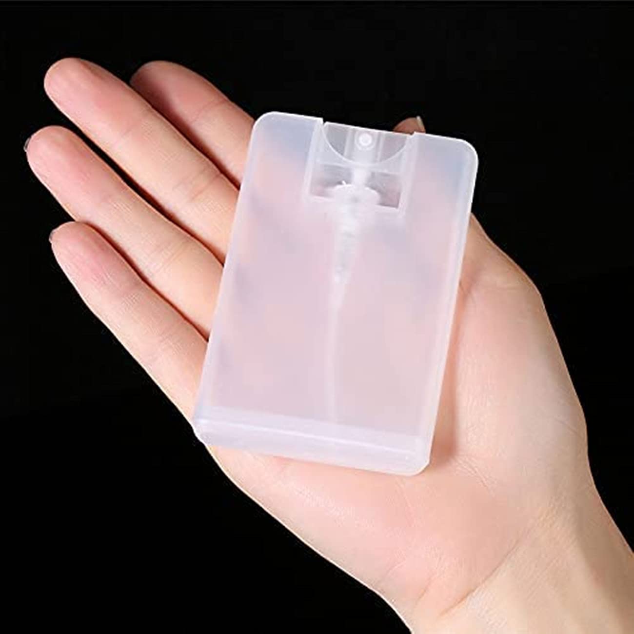 20 Pack 20ml Clear Refillable Plastic Perfume Spray Bottles - Fine Mist Empty Containers for Perfume, Moisturizing Water & Skincare - Travel Size, DIY Beauty, Makeup Setting Spray & Aromatherapy