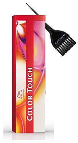 COLOR TOUCH Demi-Permanent Hair Dye - Ammonia-Free 2oz with Tint Brush - Lasts 24 Washes - Vibrant High Shine Hair Color (6/71 Dark Blonde/Brown Ash) - Perfect for At-Home Salon Treatments & Touch-Ups Between Salon Visits