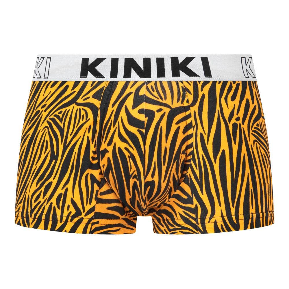 Kiniki Men's Cotton Printed Hipster Underwear - Soft Breathable Comfortable Underwear for Daily Wear, Workout & Lounge - Trendy Boxer Briefs for Men