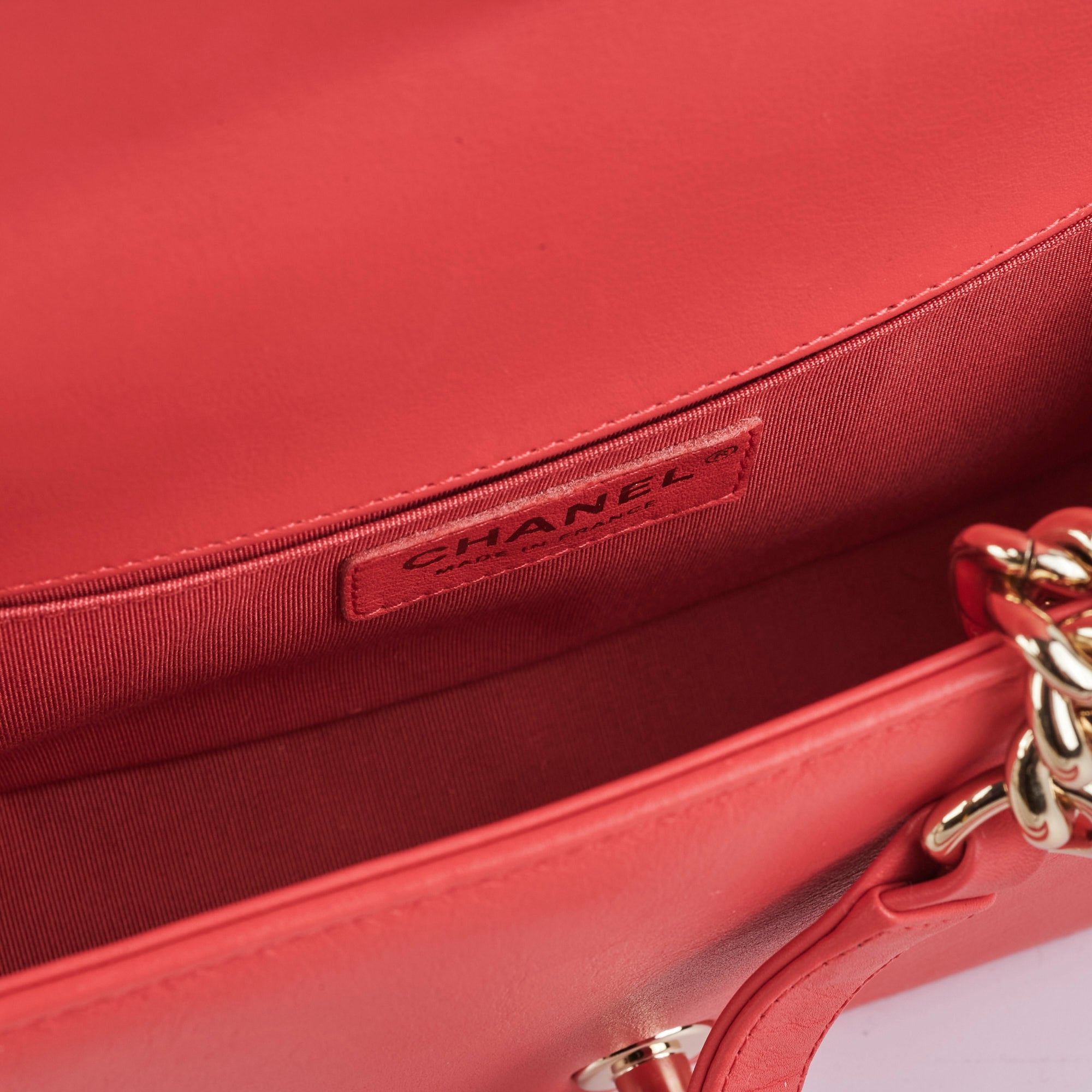 Chanel Old Medium Boy Bag in Coral Pink - Luxury Crossbody Handbag for Women, Perfect for Parties & Date Nights