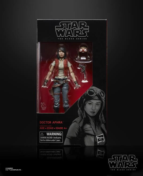 Star Wars The Black Series Doctor Aphra 6-Inch Action Figure – Collectible Comic Character for Display & Role Play