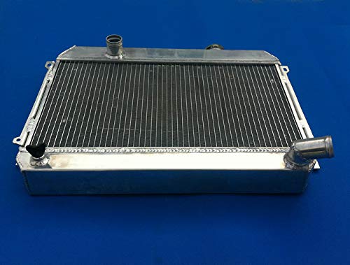 High-Performance Aluminum Radiator with Fan for Datsun 510 521 620 Pickup 1.6L L4 Engine (1968-1973) | Perfect Cooling Upgrade for Classic Datsun Trucks | Ideal for Restoration Projects & Summer Driving