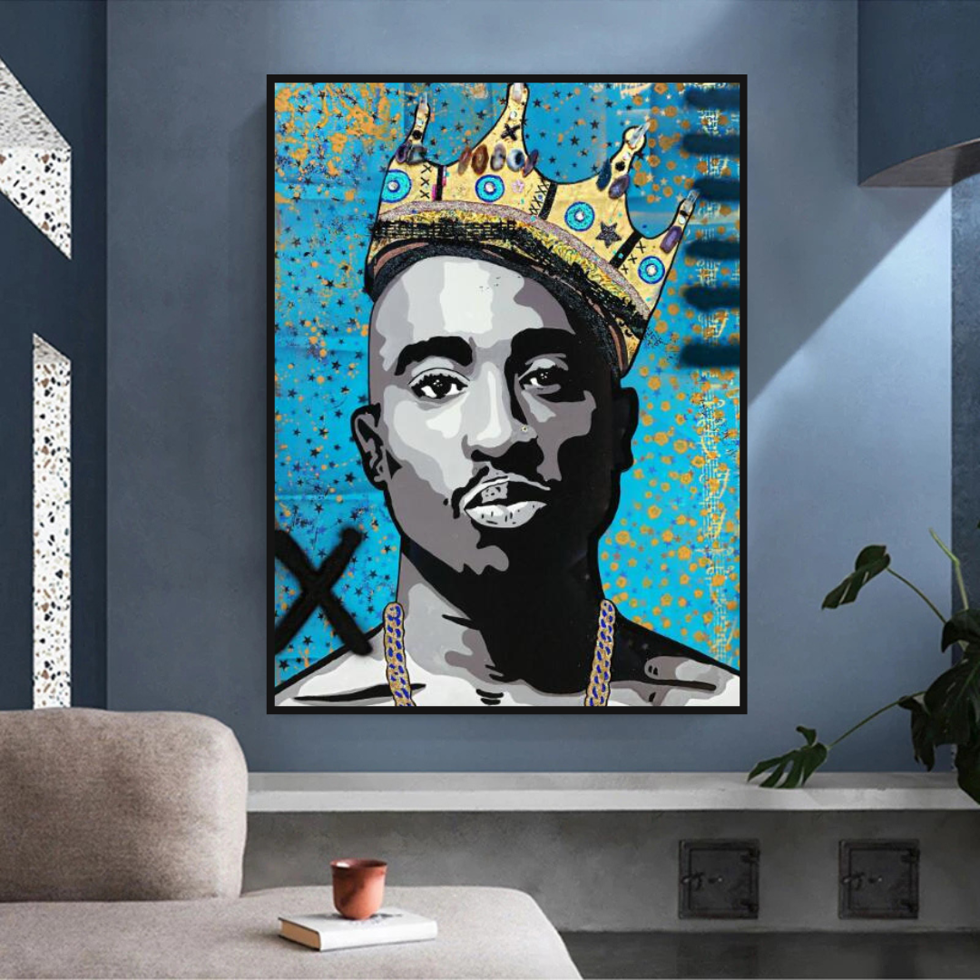 Tupac Poster - Authentic Music Memorabilia & Hip Hop Collectibles for Fans - Perfect for Bedroom, Office & Man Cave Decor
