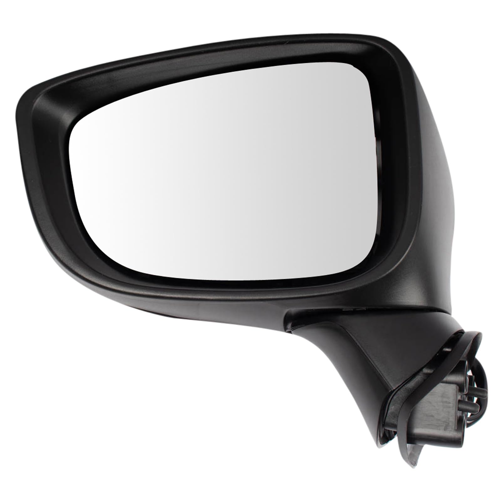 TRQ Left Side Mirror Replacement for 2017-2018 Mazda 3 - Non-Heated with Housing & Turn Signal (No Blind Spot) - Part #MA1320184 MA1320229 - Perfect for Daily Driving & Parking Safety