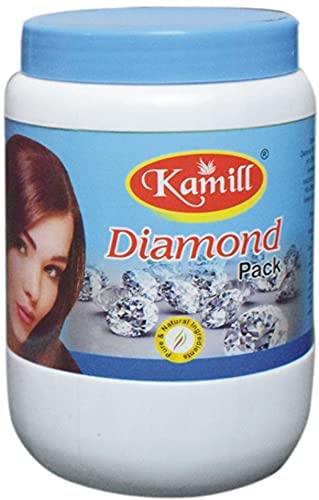 Kamill Naturals Brightening Face Pack for Glowing Skin - Diamond Extract Formula (800ml) | Hydrating & Revitalizing Facial Treatment for Men & Women | Perfect for Daily Skincare Routine & Spa Days