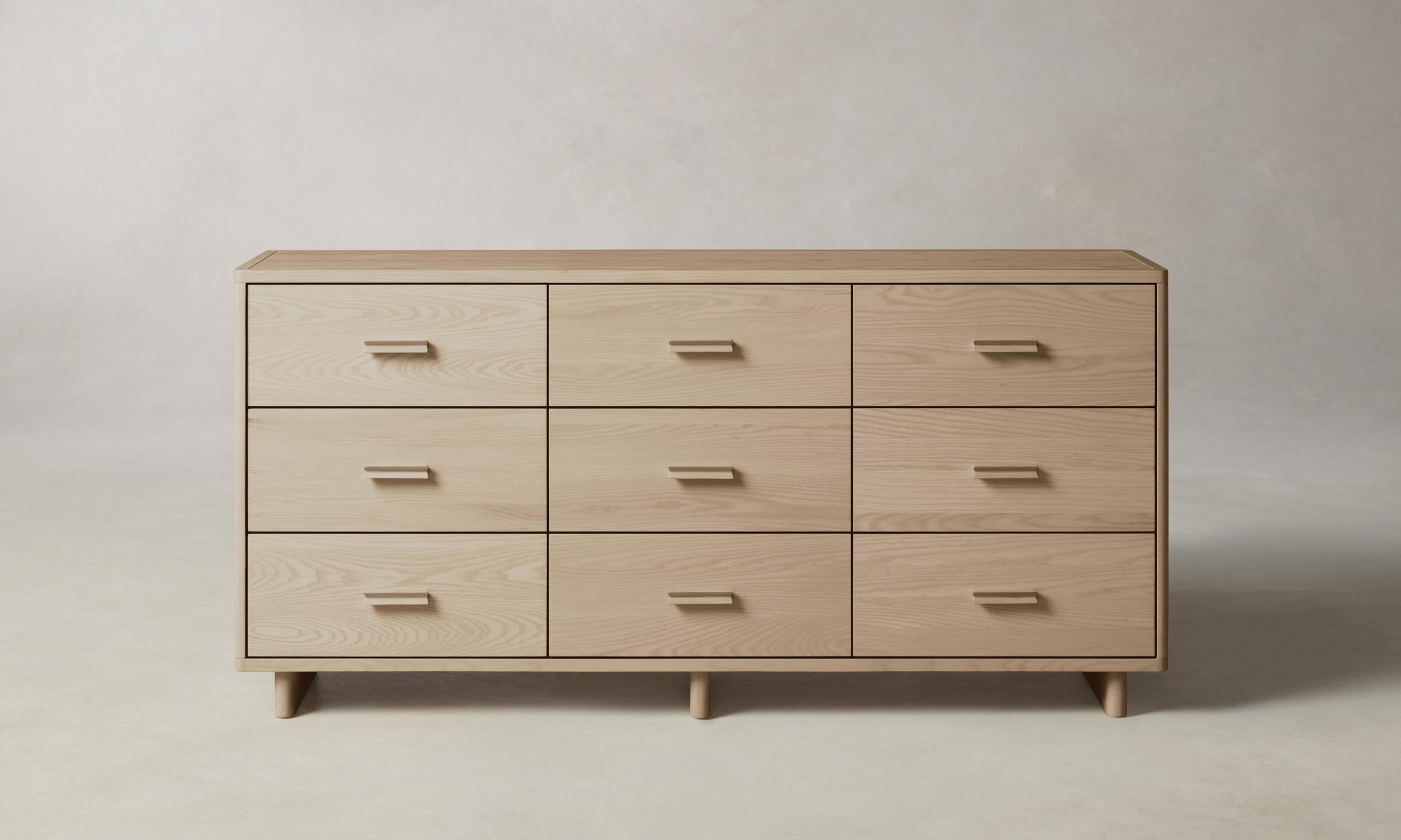 Clinton 9-Drawer Dresser - Solid Wood Bedroom Chest with Smooth Gliding Drawers | Perfect for Bedroom Storage, Guest Room Organization & Nursery Furniture