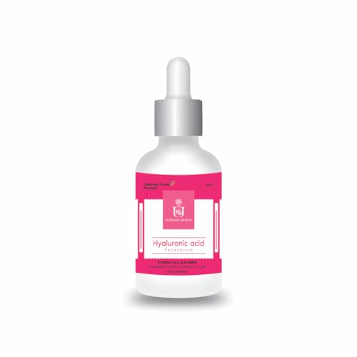 U16 Hyaluronic Acid Face Serum with Bulgarian Rose Oil & Acai Berry - Hydrating Anti-Aging Serum for Glowing Skin, Reduces Fine Lines, Pigmentation & Dark Spots | Perfect for Daily Skincare Routine & Nighttime Hydration