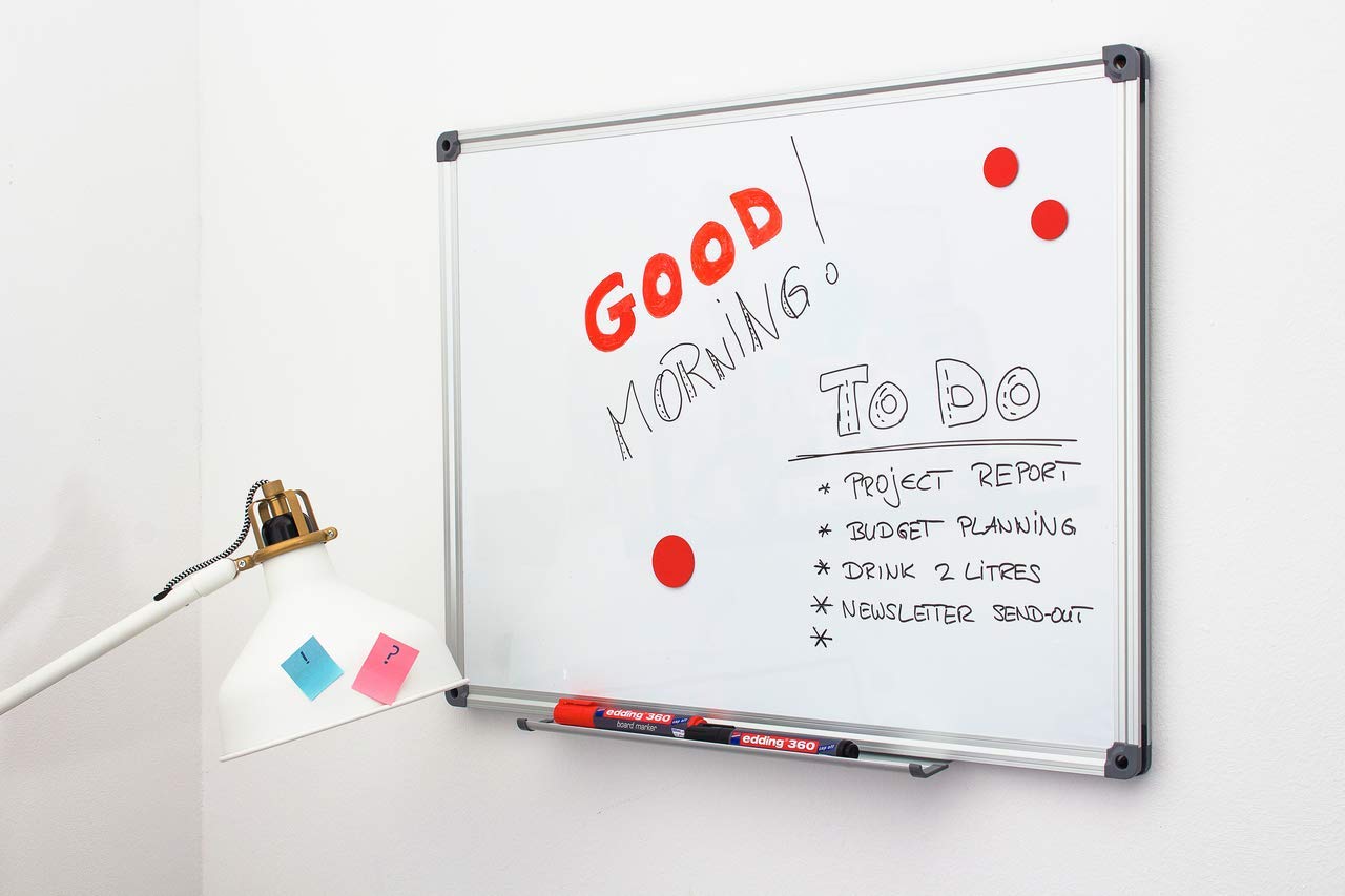 edding 360 Whiteboard Marker - Green - 1.5-3mm Round Tip - Dry Erase Whiteboard Pen - Single Marker for Office, Classroom & Home Use