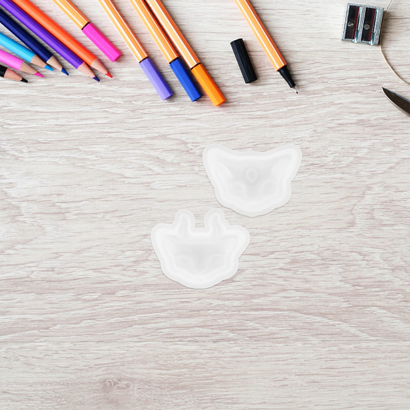 PRETYZOOM 10PCS Silicone Epoxy Mold Set - DIY Cat Paw & Skull Resin Casting Molds for Jewelry, Pendants, Soap Making & Home Decor | Perfect for Halloween Crafts, Crystal Epoxy Art & Unique Gift Ideas