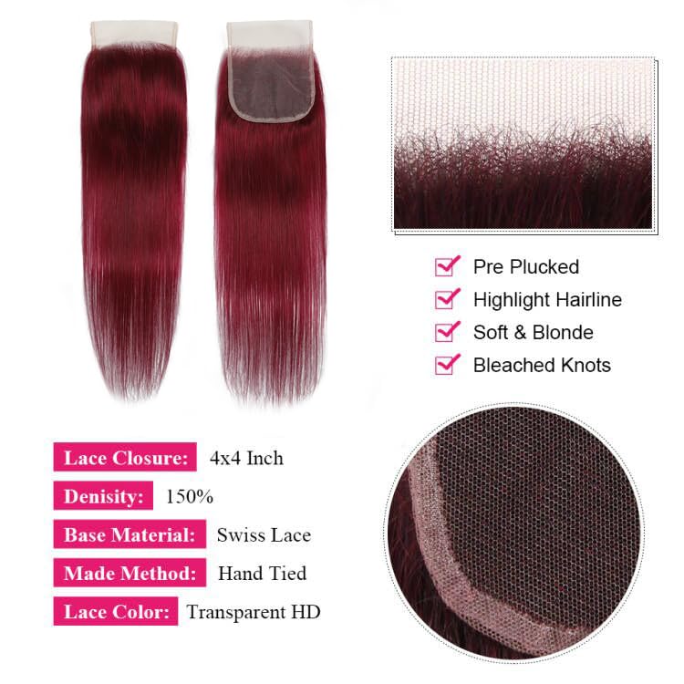 100% Unprocessed Brazilian Virgin Human Hair Bundles - 9A Grade Brown Hair Extensions for Sew-In Weave (18, 20, 22 +16 Inches) | Natural Looking Hair Replacement for Daily Styling & Special Occasions