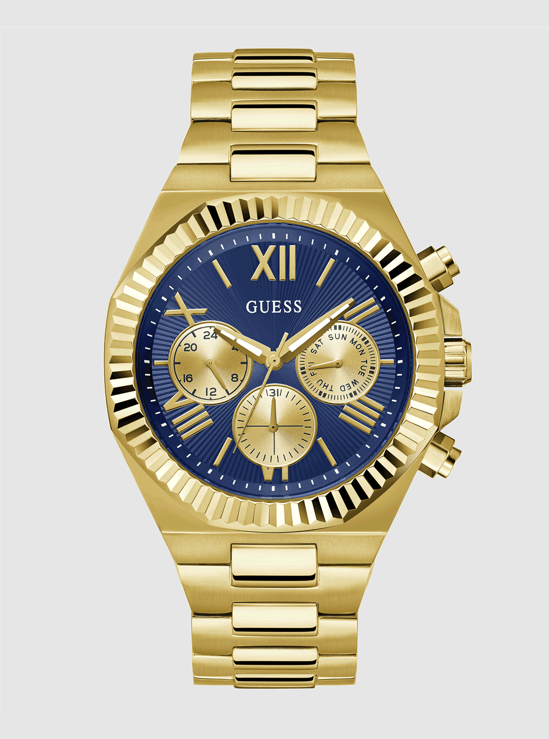 Luxury Gold Equity Blue Dial Watch for Men - Elegant Dress Watch for Business, Formal & Special Occasions