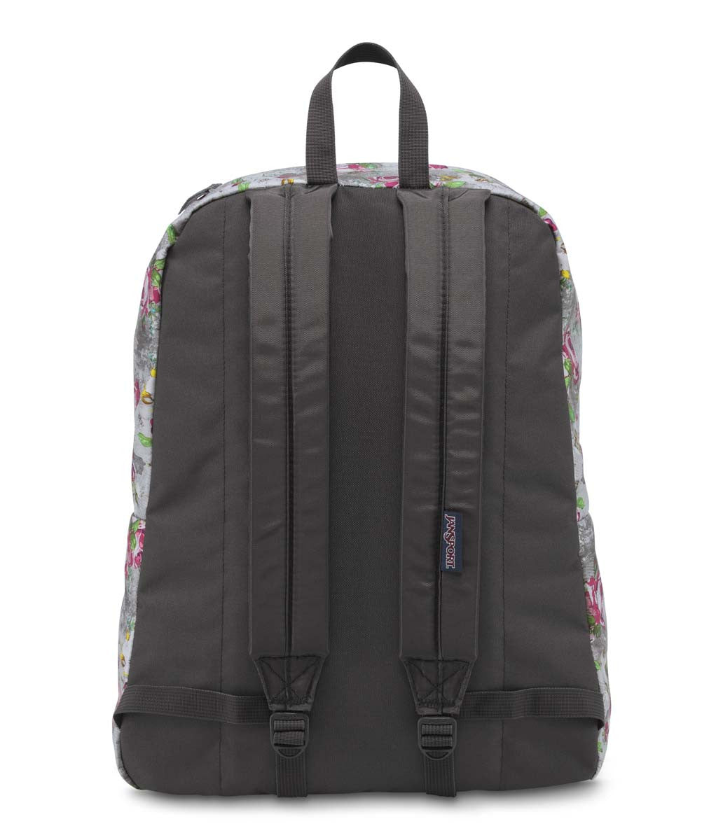 JANSPORT Superbreak Backpack - Lightweight Durable School & Travel Backpack with Multi Concrete Floral Design | Perfect for College, Work & Everyday Use