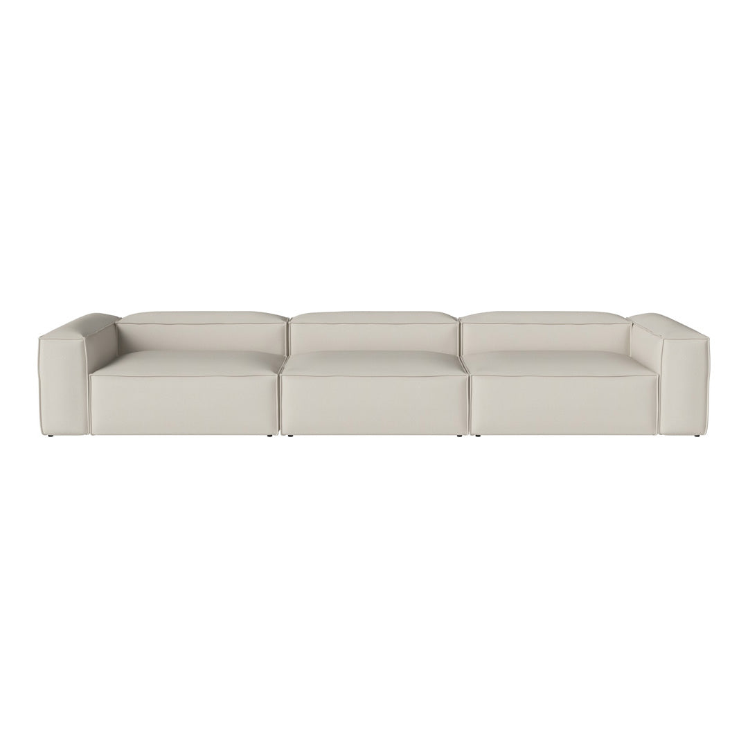 Cosima 3-Seater Sofa - Modern Living Room Couch for Small Spaces | Comfortable Fabric Sectional Sofa for Apartments & Home Decor