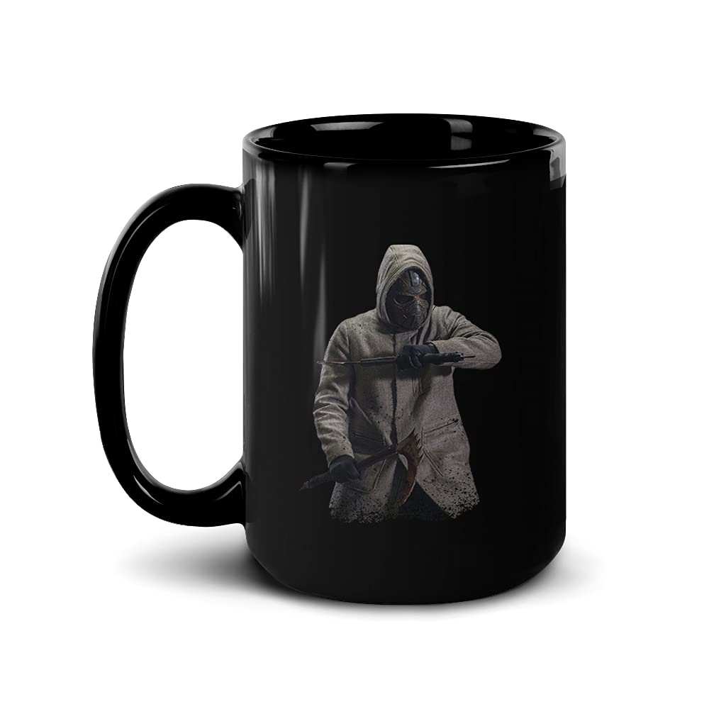 The Walking Dead Season 10 Knife Man Black Coffee Mug - Perfect for Fans, Office Use & TV Show Marathon Gifts