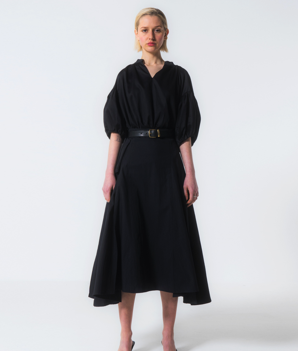 Emin & Paul Black Volume Sleeve Blouse for Women | Elegant Puff Sleeve Tops | Office Wear & Party Outfit | Perfect for Work, Date Night & Special Occasions