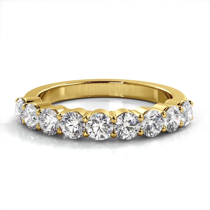 1.04 Carat Round Diamond Wedding Band for Women - Elegant & Timeless Bridal Ring for Engagement, Anniversary & Special Occasions