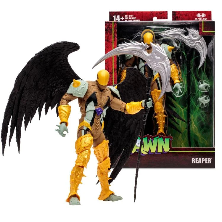 Spawn's Universe Reaper Action Figure - Collectible 7-Inch Articulated Figure for Display & Play - Perfect for Fans, Collectors, and Cosplay Scenes