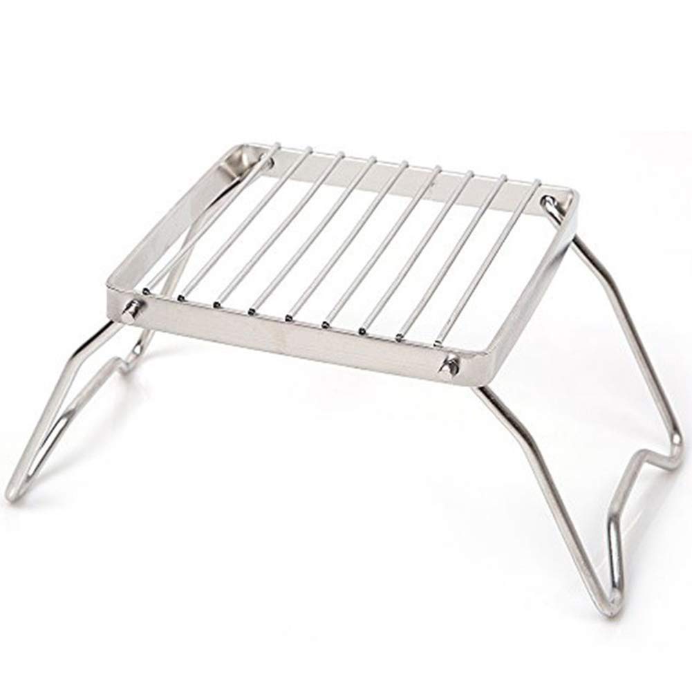 **Turbokey Portable Backpacking Gas Burner Stove - Lightweight Mini Folding Camping Stove with Open Fire Stand Rack - Compact Outdoor Cooking Gear for Picnics, Hiking, BBQ, Survival & Bushcraft**    *(Perfect for Camping Trips, Backyard Grilling, Emergency Preparedness & Outdoor Adventures)*