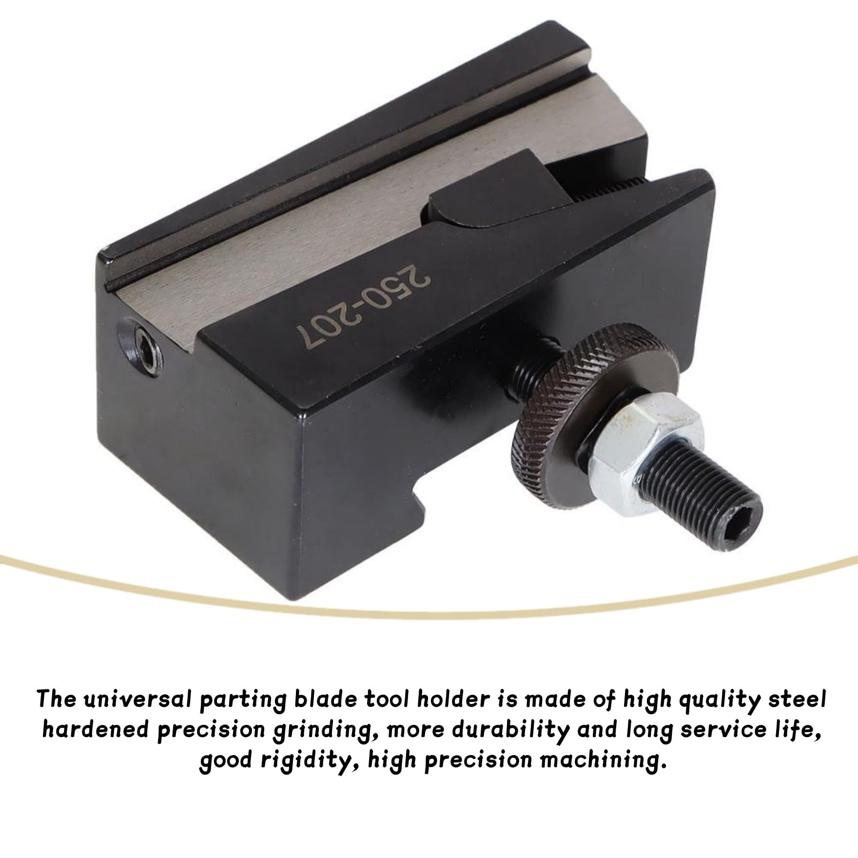 Universal BXA 250-207 Quick Change Parting Blade Holder for CNC Lathe - Precision Metal Cutting Tool for Industrial Machining & Workshop Use