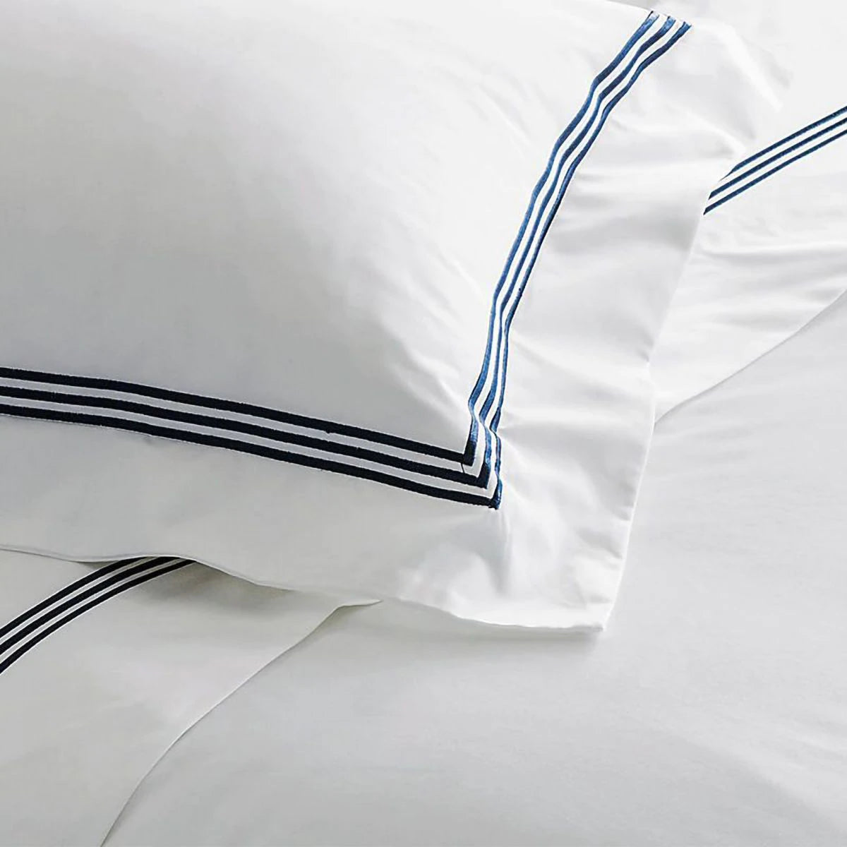 Sheridan 1200 Thread Count Palais Midnight Tailored Pillowcase Set - Luxury Bedding for Master Bedroom & Guest Room