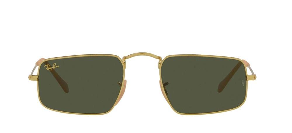 Ray-Ban RB3957 Julie Rectangular Sunglasses for Women - Classic UV Protection Polarized Lenses - Perfect for Driving, Beach & Outdoor Activities