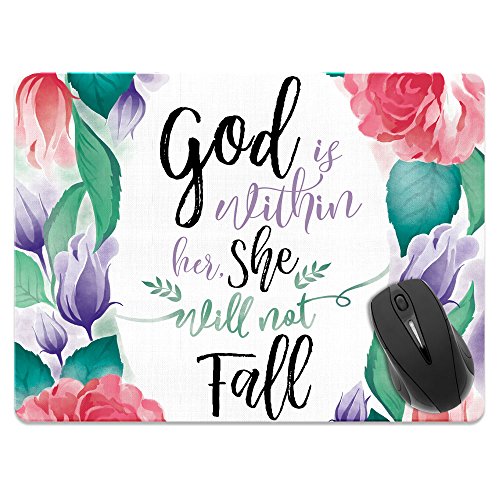 Psalm 46:5 Watercolor Floral