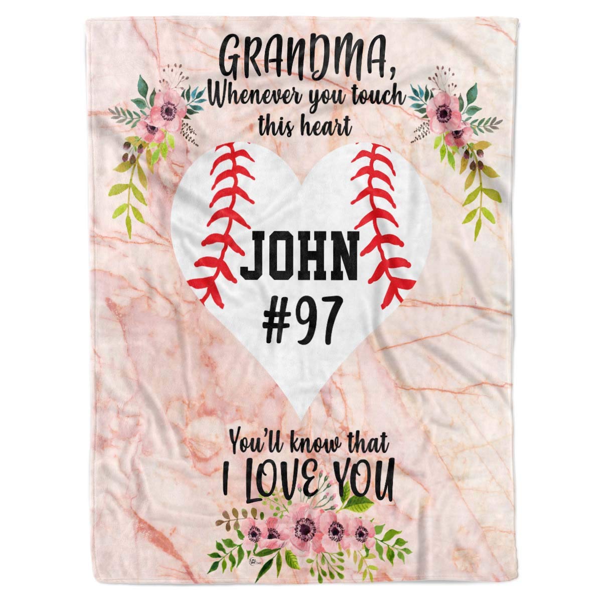 Personalized Custom Name & Number Fleece Sherpa Blanket for Grandma, Granddaughter, Nana - Twin & Queen Size - Birthday, Christmas Gift - Cozy Throw for Cuddling, Wall Hanging Decor for Bedroom & Living Room