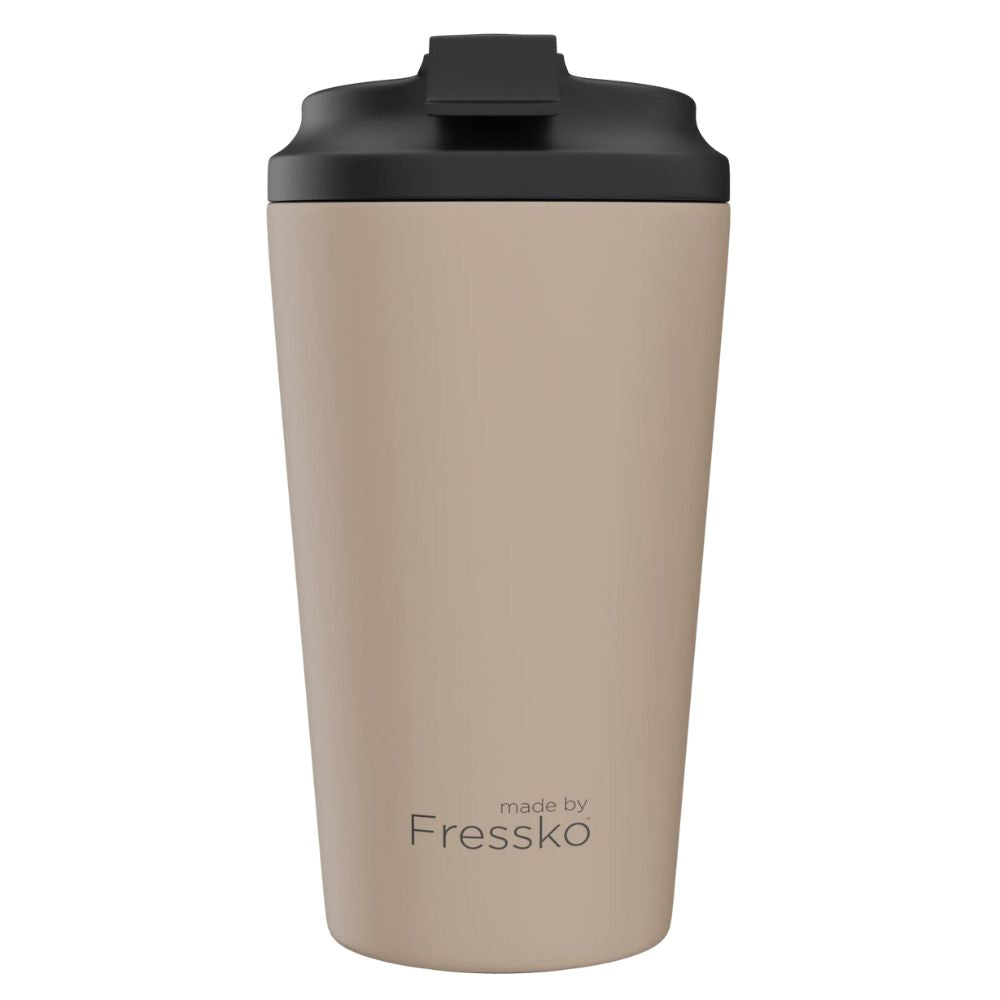 Fressko Grande 16oz Reusable Coffee Cup - Insulated Travel Mug for Hot & Cold Drinks - Perfect for Office, Camping & Commuting