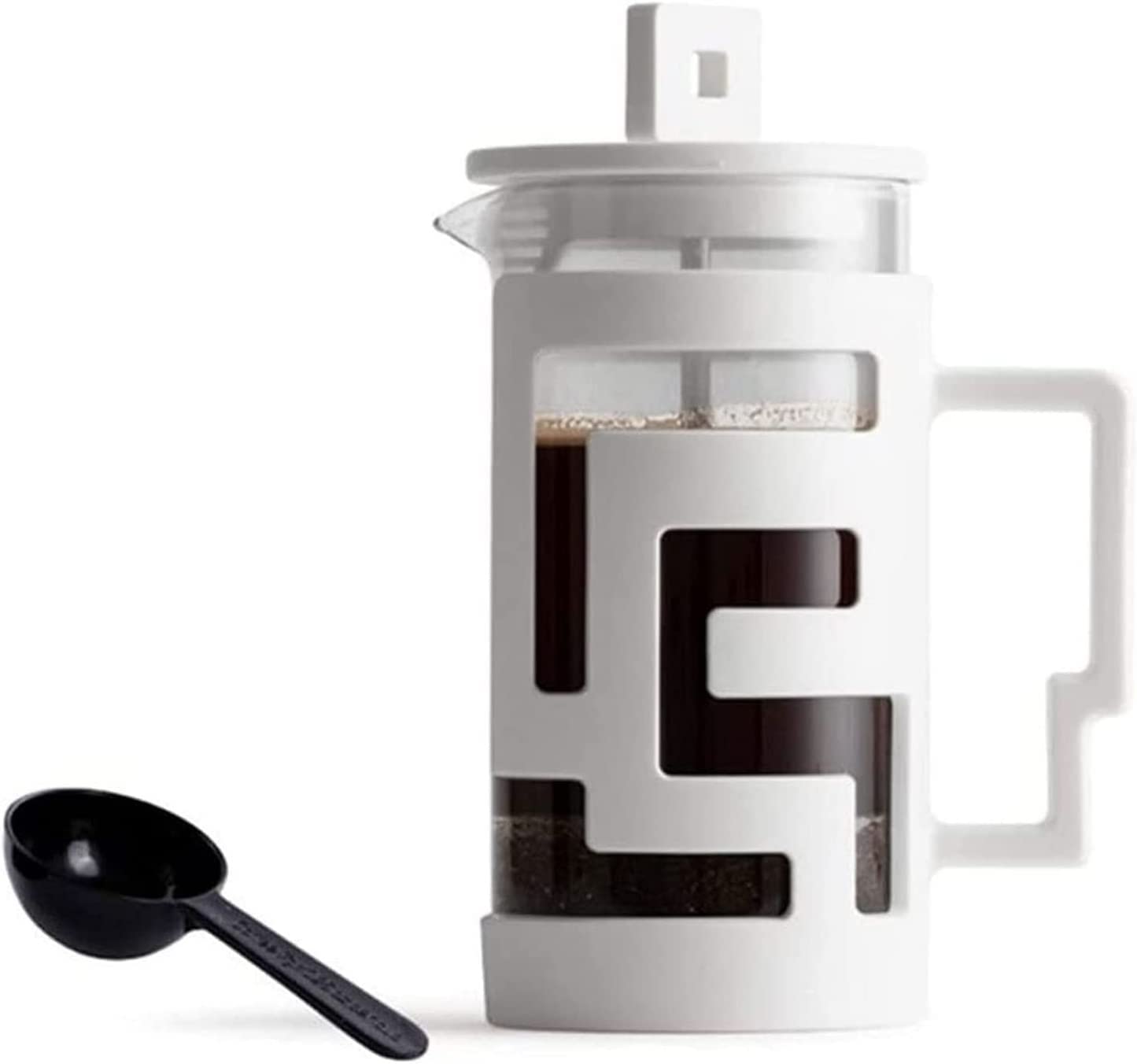 Corsehild 800ml French Press Coffee Maker - Glass Tea & Coffee Pot with Stainless Steel Filter for Home, Office & Camping - Perfect for Brewing Loose Leaf Tea & Ground Coffee