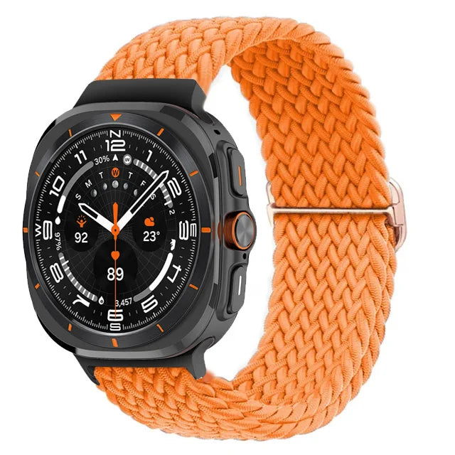 Braided Nylon Loop Strap for Samsung Galaxy Watch Ultra - Durable & Comfortable Replacement Band for Outdoor Sports & Daily Wear
