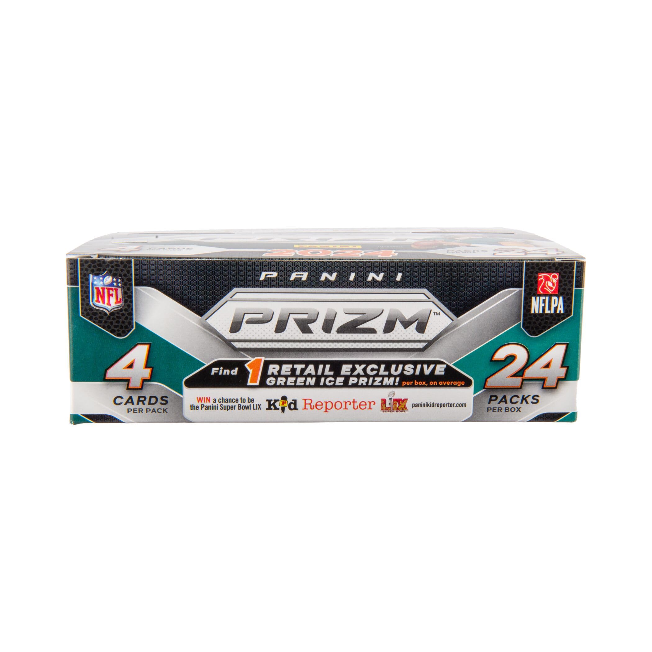 2024 Panini PRIZM NFL Football Trading Cards 24-Count Retail Box - Collectible Trading Cards for NFL Fans, Perfect for Trading, Collecting and Gifting