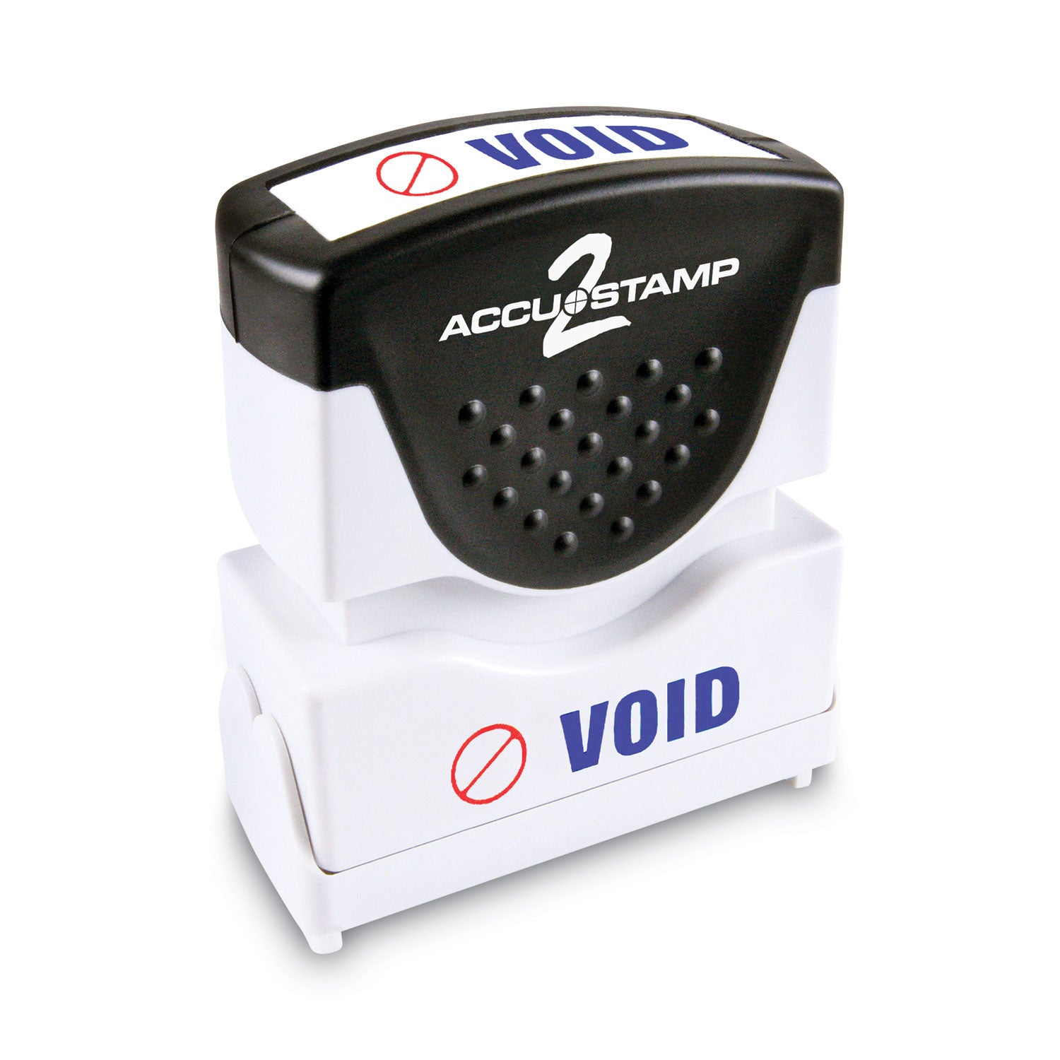 ACCUSTAMP2® Pre-Inked Shutter Stamp - Red/Blue VOID Security Stamp for Documents, Checks & Contracts (1.63
